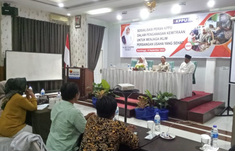 KPPU Berkolaborasi dengan DPR RI, Berikan Perlindungan dan Pengembangan UMKM di Bukittinggi